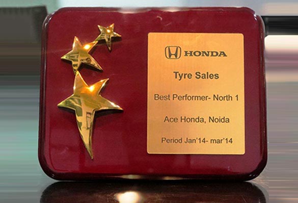 Tyre Sales Best Performer 2014